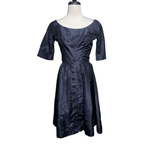 Suzy Perette New York Stepford Wives 1850's Fit and Flare Cocktail Party Dress N - Picture 1 of 7